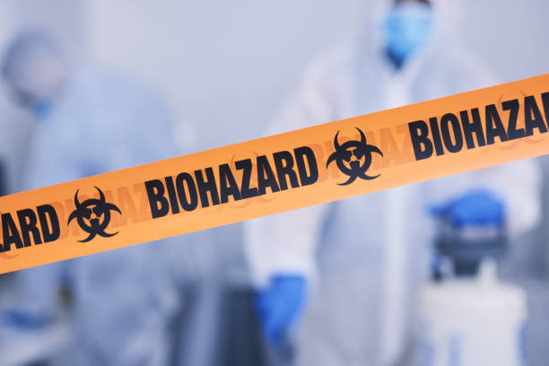 Professional Biohazard Cleanup technician working in Stanwood, WA